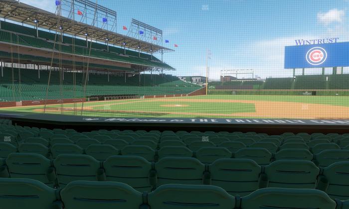 Wrigley Field - Section Club Box Infield 24 Seat View