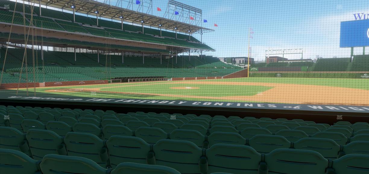 Wrigley Field - Section Club Box Infield 25 Seat View