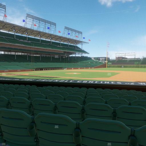 Wrigley Field - Section Club Box Infield 25 Seat View