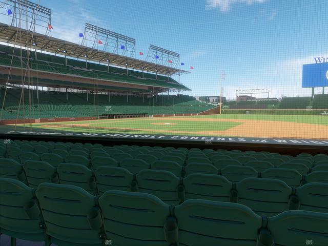 Wrigley Field - Section Club Box Infield 25 Seat View