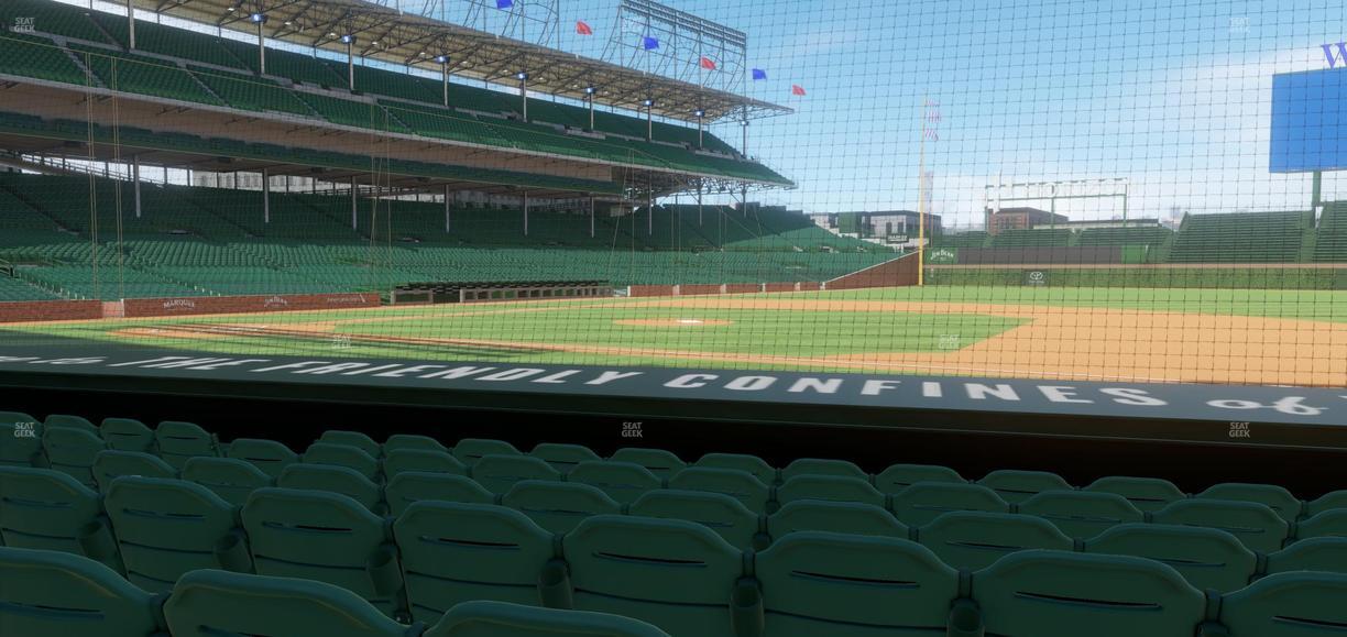 Wrigley Field - Section Club Box Infield 25 Seat View