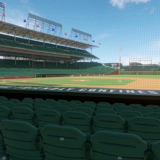 Wrigley Field - Section Club Box Infield 25 Seat View