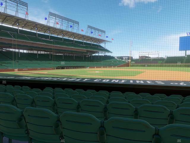 Wrigley Field - Section Club Box Infield 25 Seat View