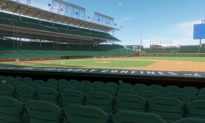 Wrigley Field - Section Club Box Infield 25 Seat View