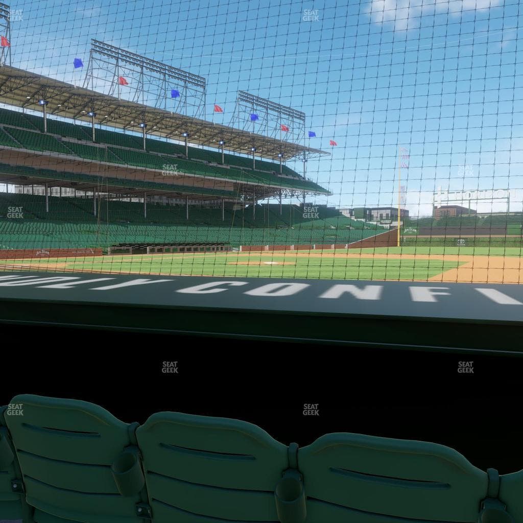 Wrigley Field - Section Club Box Infield 25 Seat View
