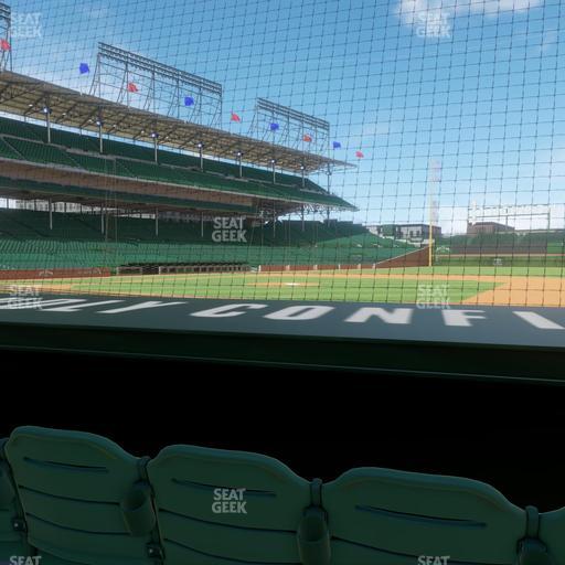Wrigley Field - Section Club Box Infield 25 Seat View
