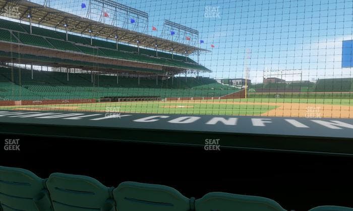 Wrigley Field - Section Club Box Infield 25 Seat View