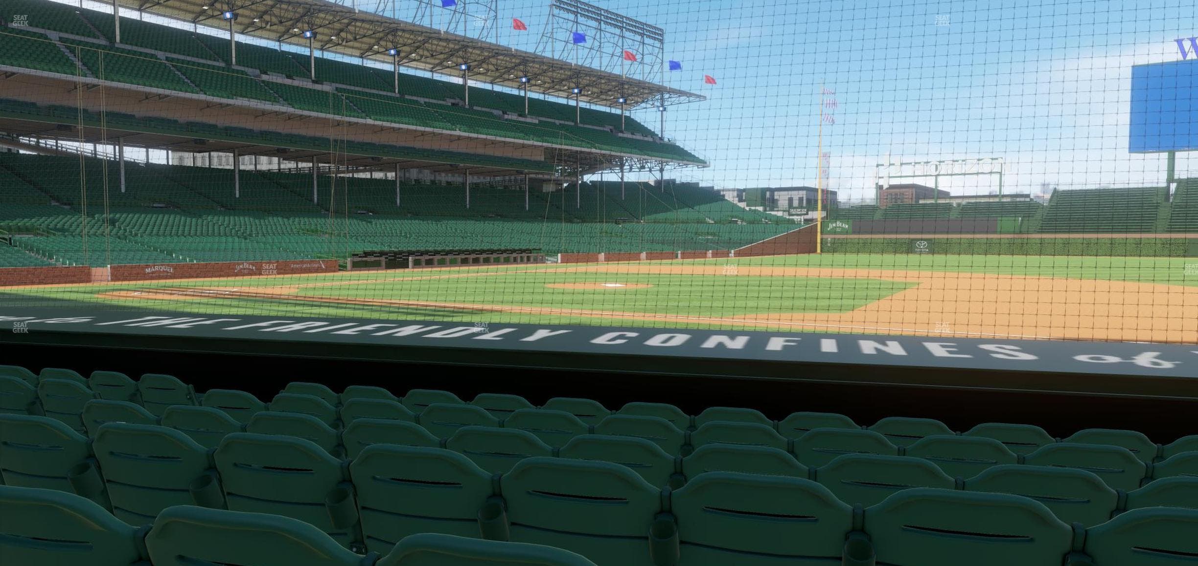 Wrigley Field - Section Club Box Infield 25 Seat View