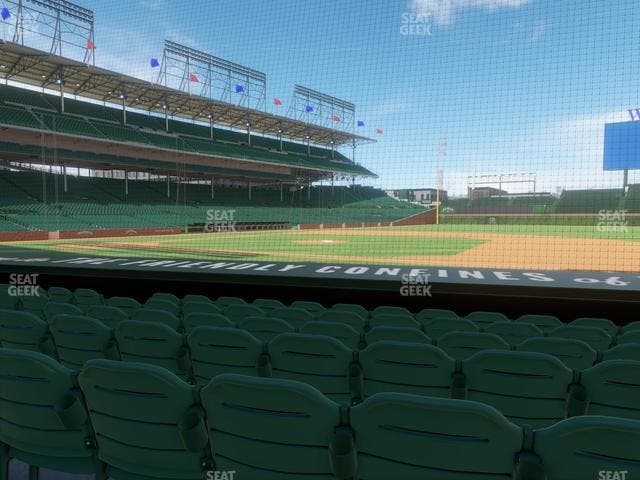 Wrigley Field - Section Club Box Infield 25 Seat View