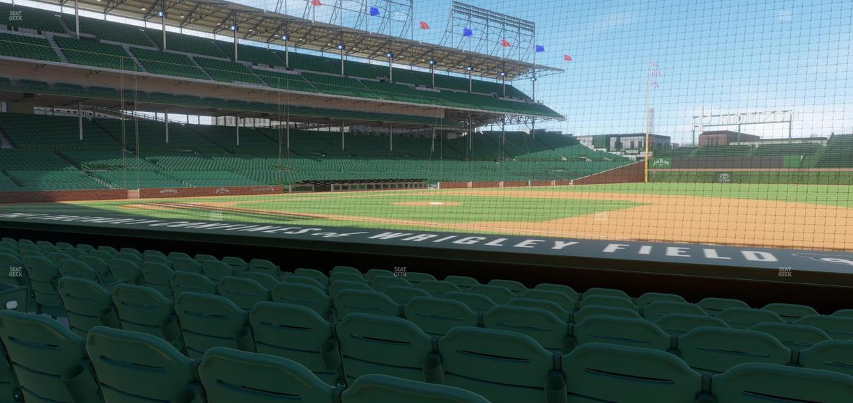 Wrigley Field - Section Club Box Infield 26 Seat View