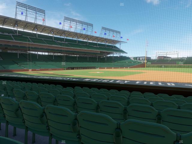 Wrigley Field - Section Club Box Infield 26 Seat View