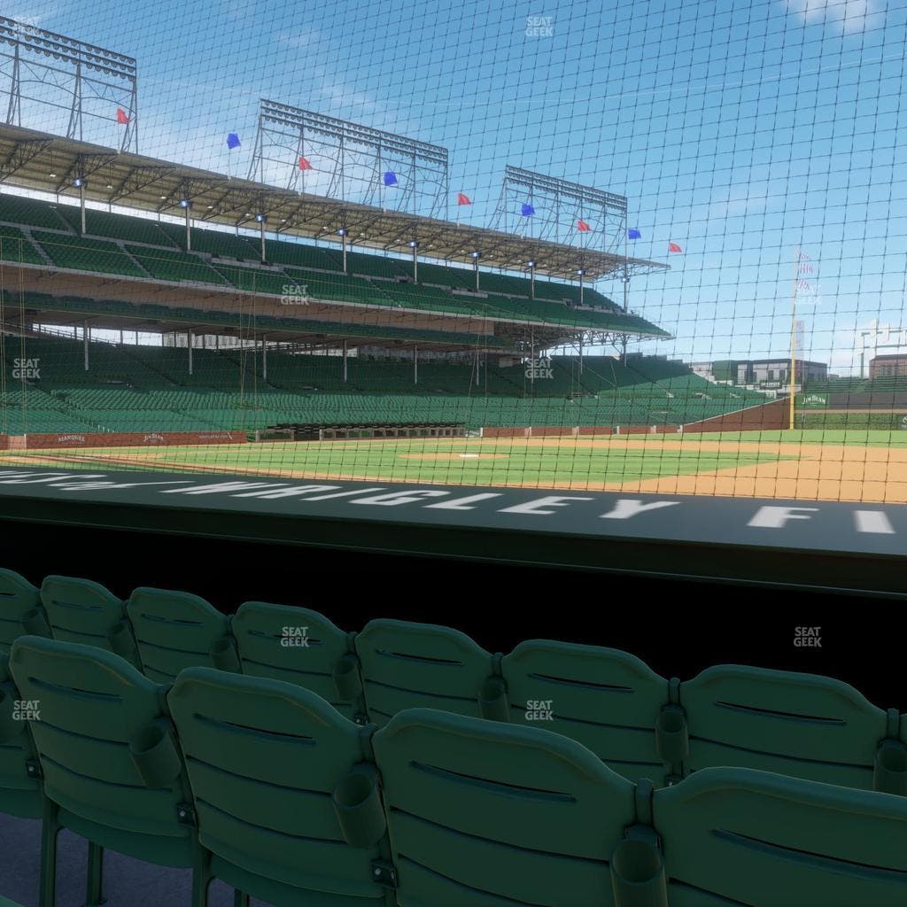 Wrigley Field - Section Club Box Infield 26 Seat View