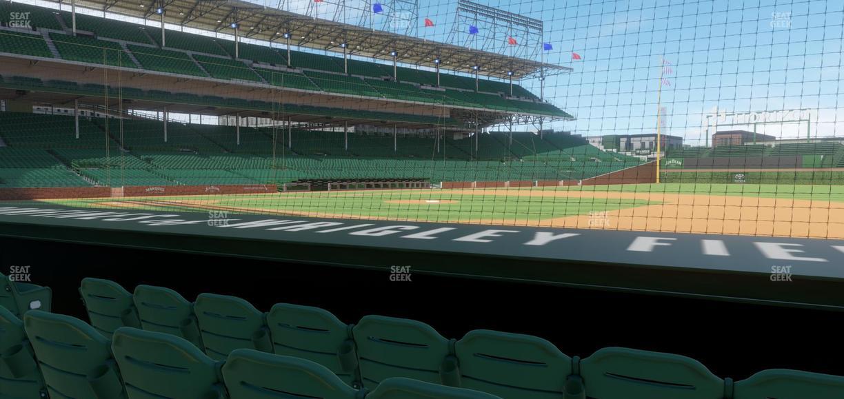 Wrigley Field - Section Club Box Infield 26 Seat View