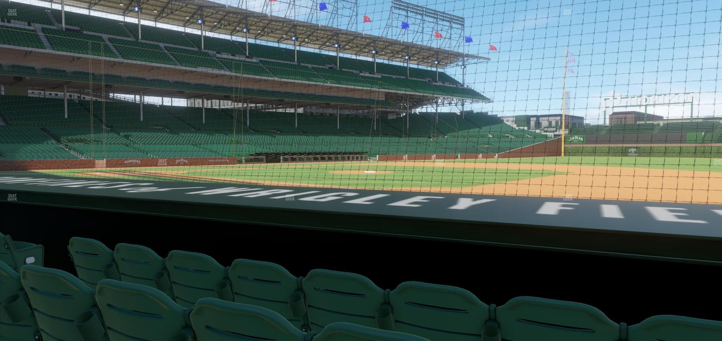 Wrigley Field - Section Club Box Infield 26 Seat View
