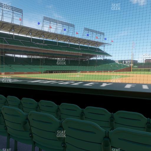 Wrigley Field - Section Club Box Infield 26 Seat View