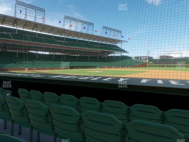 Wrigley Field - Section Club Box Infield 26 Seat View