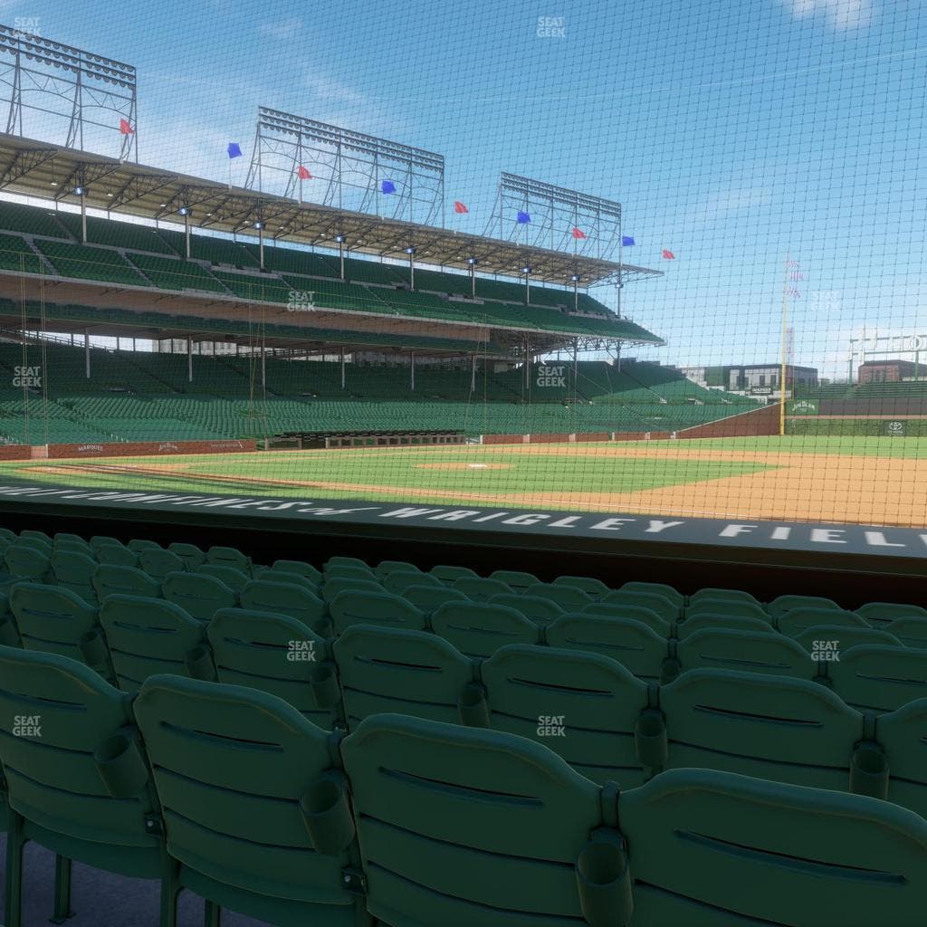 Wrigley Field - Section Club Box Infield 26 Seat View