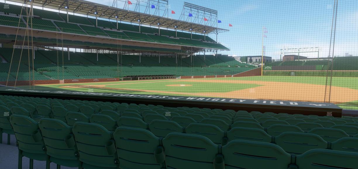 Wrigley Field - Section Club Box Infield 26 Seat View