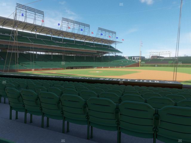 Wrigley Field - Section Club Box Infield 26 Seat View