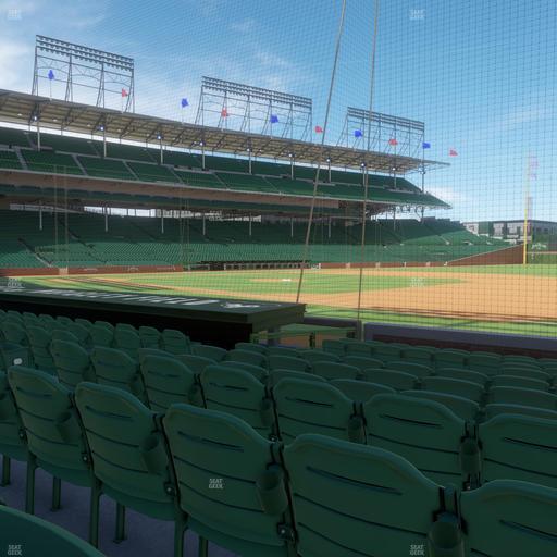 Wrigley Field - Section Club Box Infield 27 Seat View