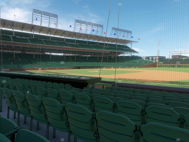 Wrigley Field - Section Club Box Infield 27 Seat View