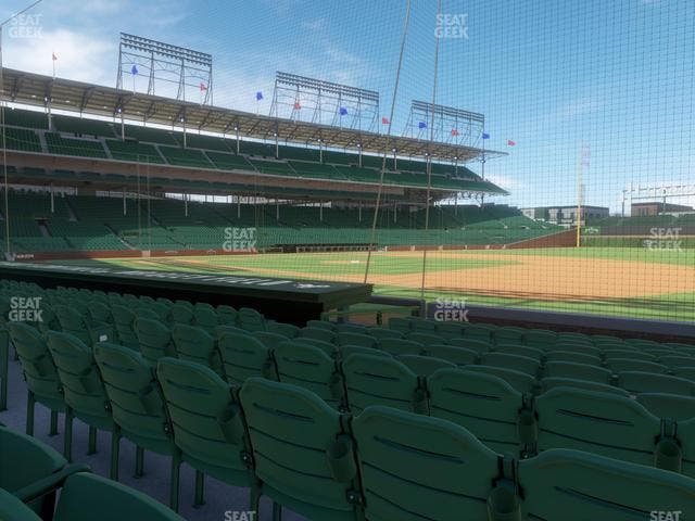 Wrigley Field - Section Club Box Infield 27 Seat View