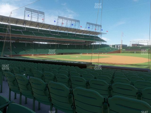 Wrigley Field - Section Club Box Infield 27 Seat View