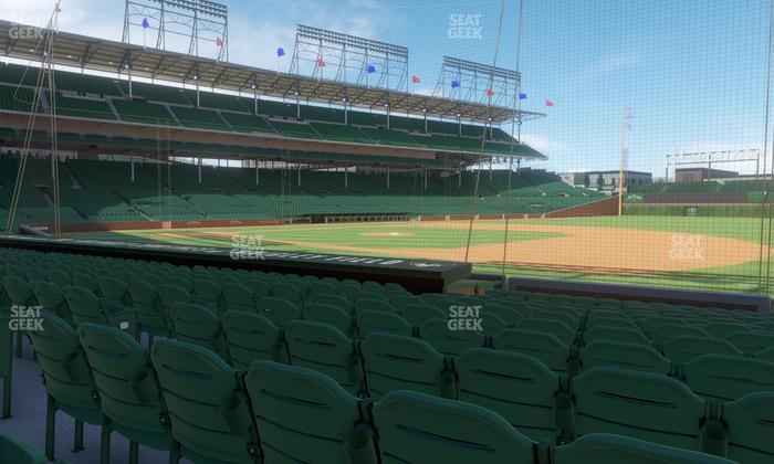 Wrigley Field - Section Club Box Infield 27 Seat View