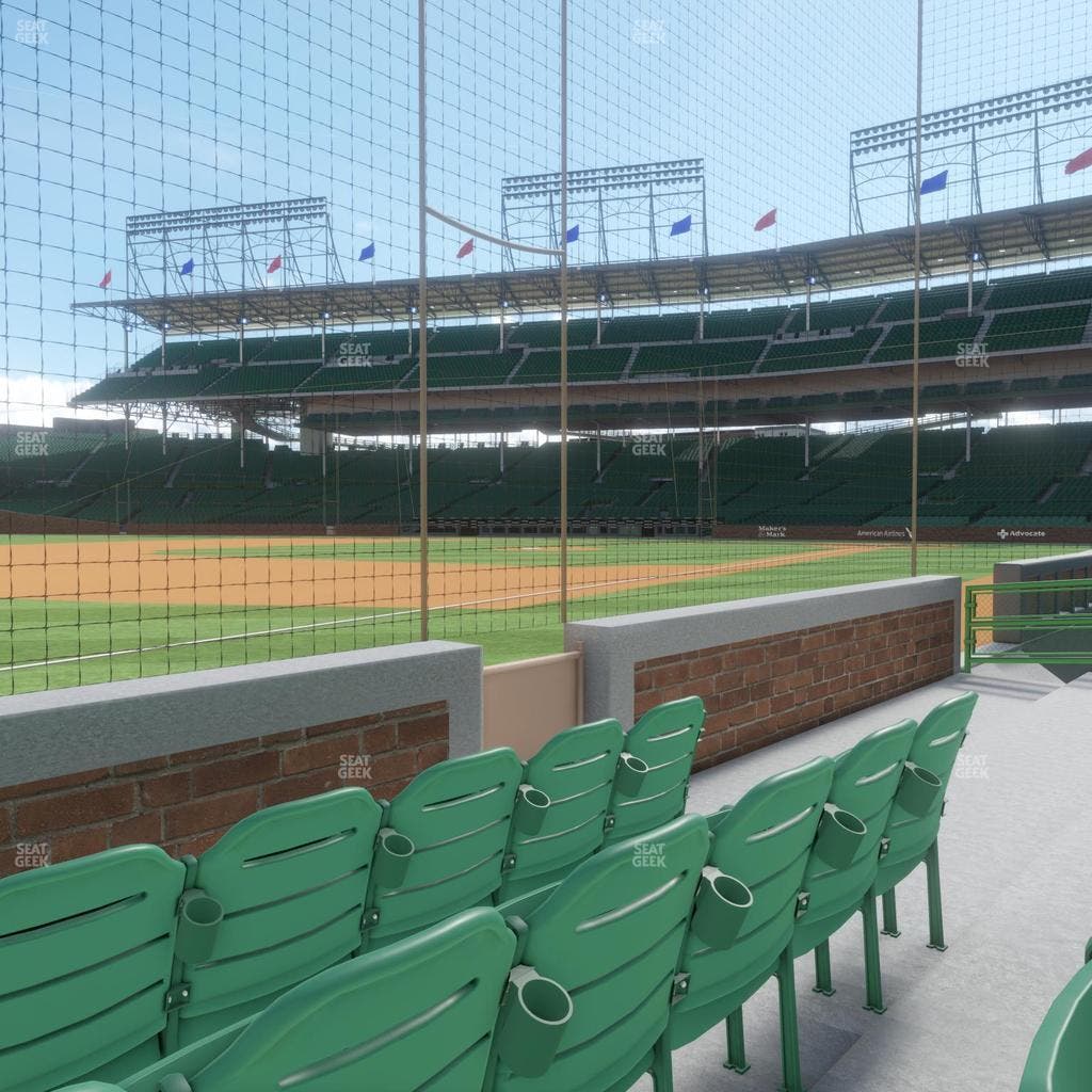 Wrigley Field - Section Club Box Infield 8 Seat View