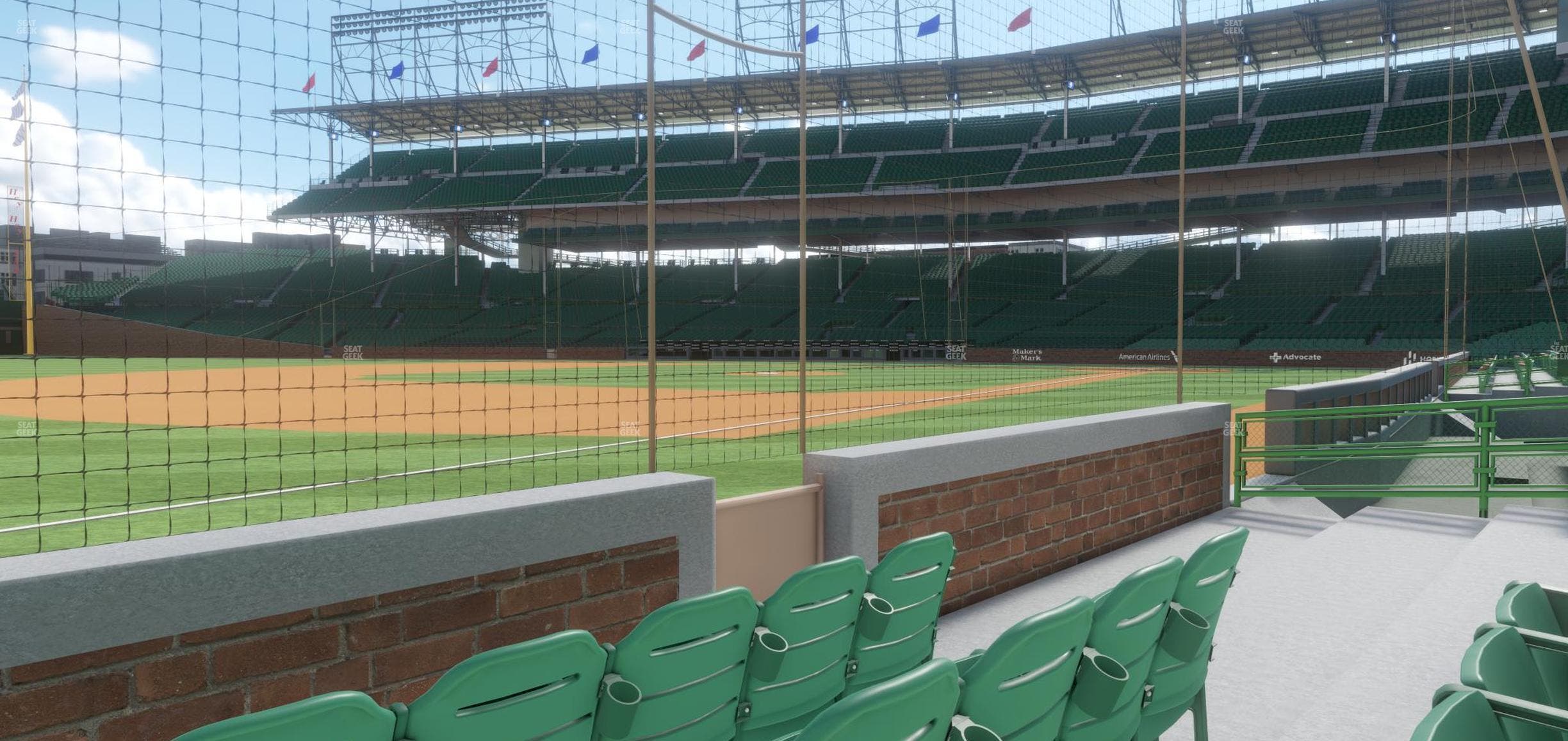 Wrigley Field - Section Club Box Infield 8 Seat View