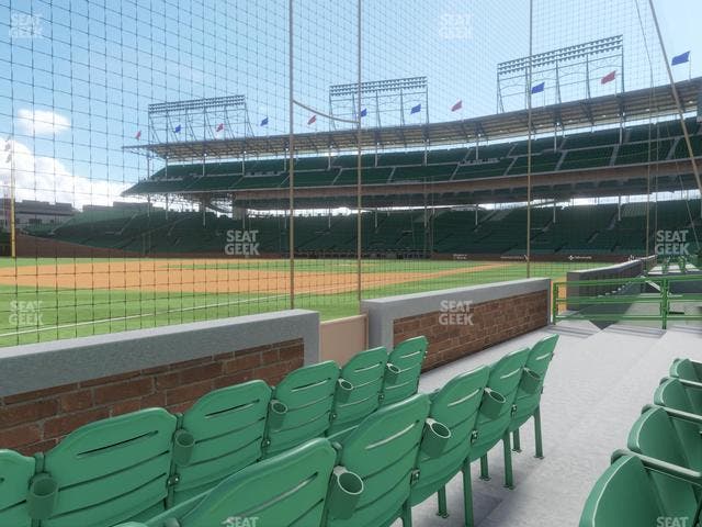 Wrigley Field - Section Club Box Infield 8 Seat View