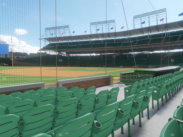 Wrigley Field - Section Club Box Infield 8 Seat View