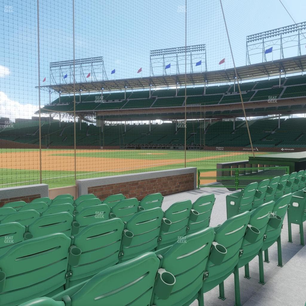 Wrigley Field - Section Club Box Infield 8 Seat View
