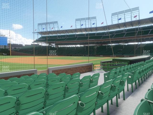 Wrigley Field - Section Club Box Infield 8 Seat View