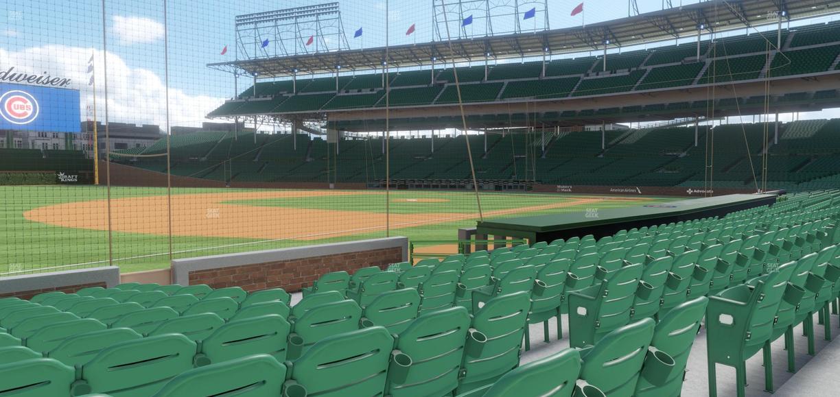 Wrigley Field - Section Club Box Infield 8 Seat View