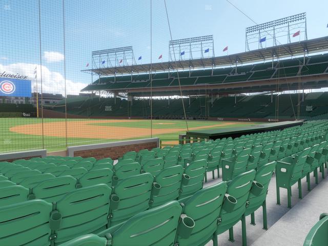 Wrigley Field - Section Club Box Infield 8 Seat View
