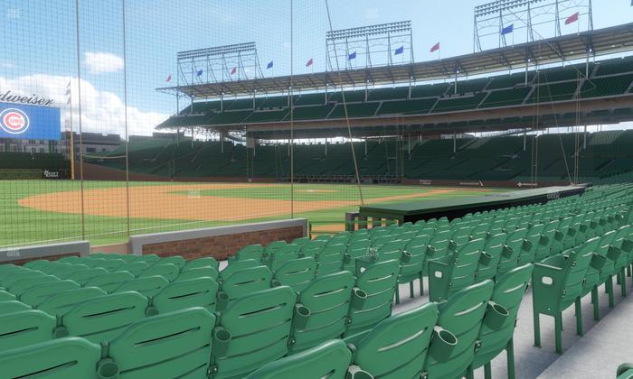 Wrigley Field - Section Club Box Infield 8 Seat View