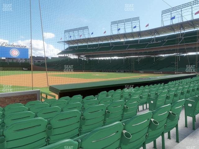 Wrigley Field - Section Club Box Infield 9 Seat View