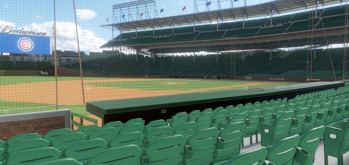 Wrigley Field - Section Club Box Infield 9 Seat View
