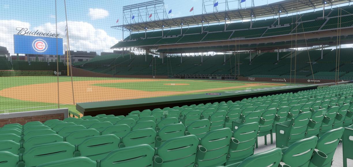 Wrigley Field - Section Club Box Infield 9 Seat View