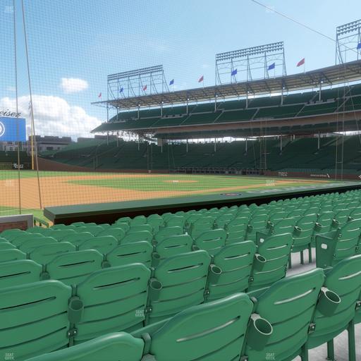 Wrigley Field - Section Club Box Infield 9 Seat View