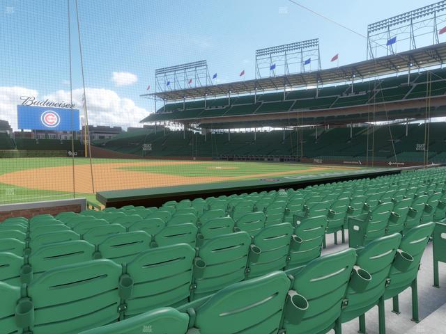 Wrigley Field - Section Club Box Infield 9 Seat View