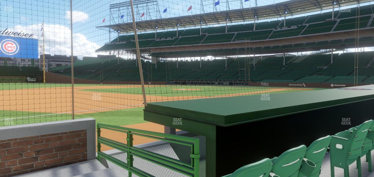 Wrigley Field - Section Club Box Infield 9 Seat View