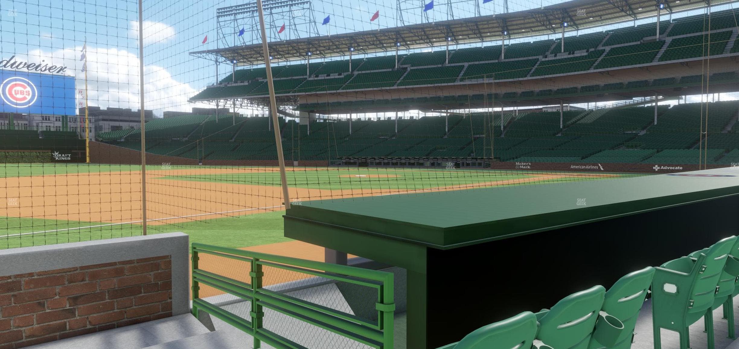 Wrigley Field - Section Club Box Infield 9 Seat View