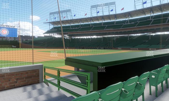 Wrigley Field - Section Club Box Infield 9 Seat View