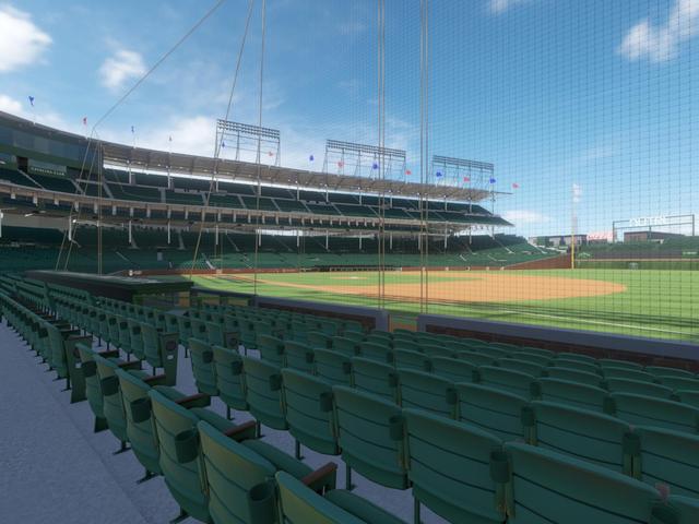 Outfield Grid Wrigley Field - Section Club Box Outfield 28 Seat View | SeatGeek.ca