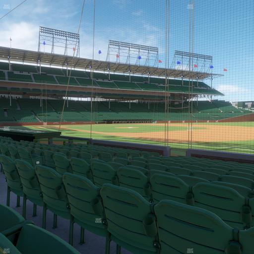 Wrigley Field - Section Club Box Outfield 28 Seat View