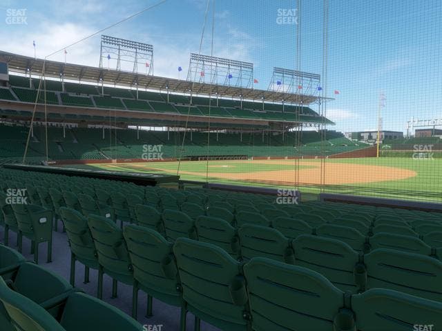 Wrigley Field - Section Club Box Outfield 28 Seat View