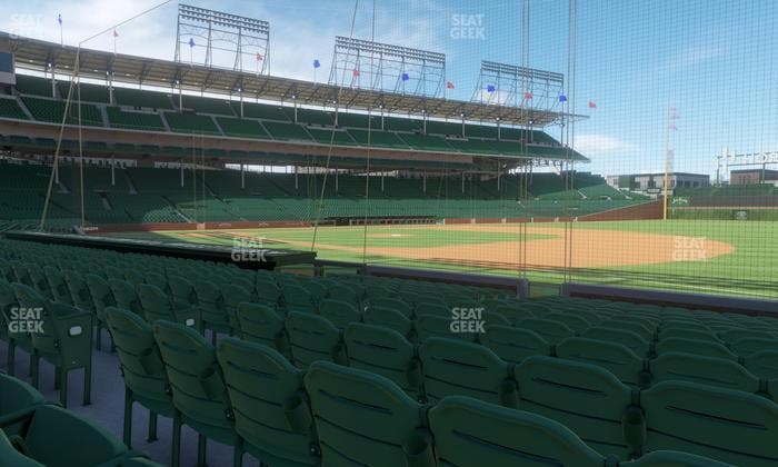Wrigley Field - Section Club Box Outfield 28 Seat View