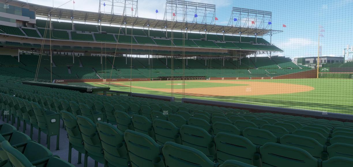 Wrigley Field - Section Club Box Outfield 29 Seat View